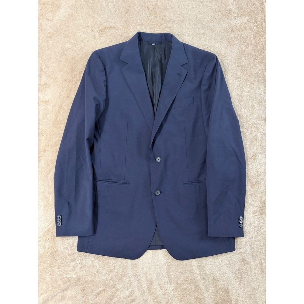 Bonobos Marzotto Italian Wool Standard Fit Blazer Men's Size 40L Navy‎ Blue EUC
